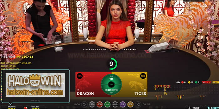 Dragon Tiger Evolution Gaming - Live Casino Game