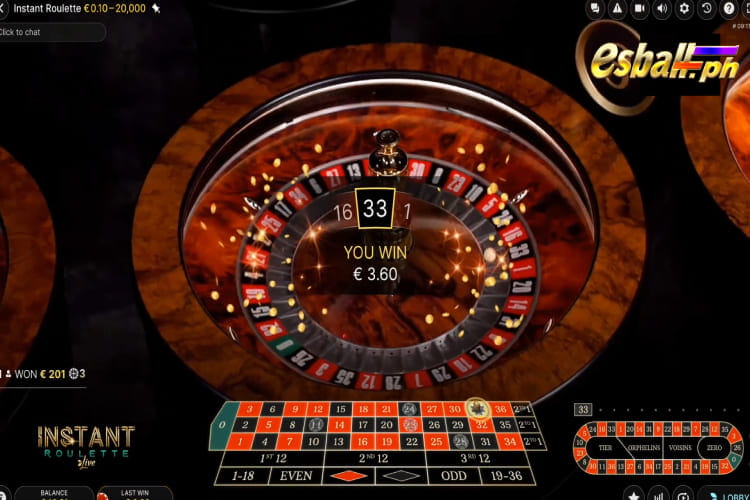 Evolution Instant Roulette Strategy