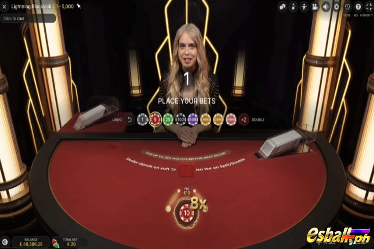First Person Lightning Blackjack Evolution Introduction
