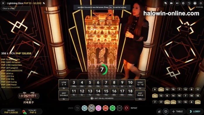Lightning Dice Live Casino, Play Evolution Gaming Game Lightning Dice Live Casino, Play Evolution Gaming Game