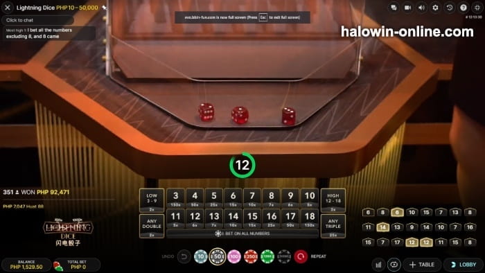 Lightning Dice Live Casino Mechanics Lightning Dice Live Casino Mechanics