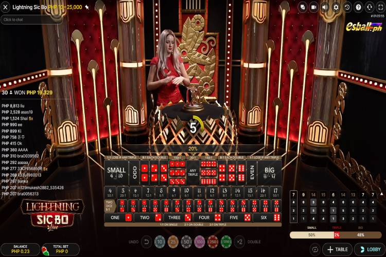 How to Play Lightning Sic Bo Game