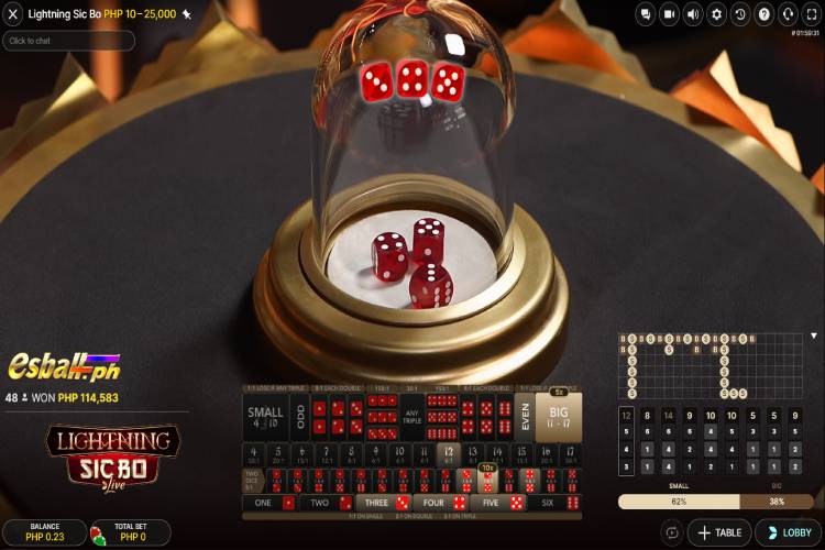 Evolution Lightning Sic Bo Game Review