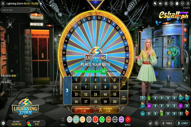 Evolution Lightning Storm Casino Game Overview