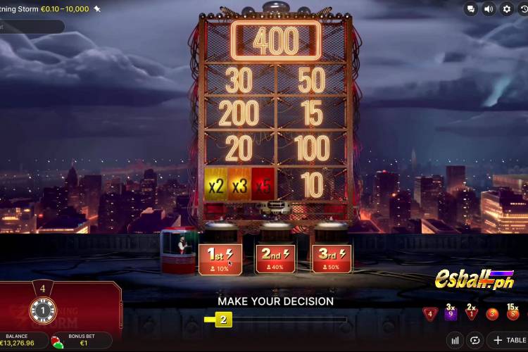 Evolution Lightning Storm Bonus Game - Lightning Storm
