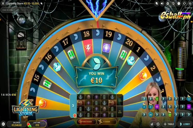 Evolution Lightning Storm Live Casino Game Review