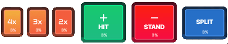 Make a Decision in Power Blackjack Live Dealer Game Evolution Gaming