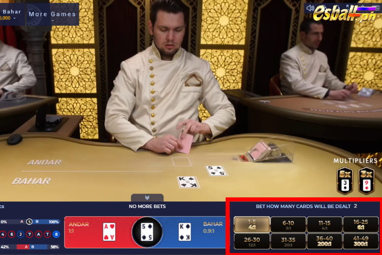 Ultimate Andar Bahar, Ezugi Andar Bahar Live Casino Games