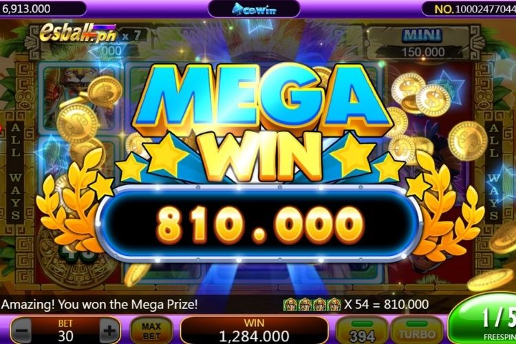 Win 810 pesos mega in Mayan Empire Mayan Gold Game!