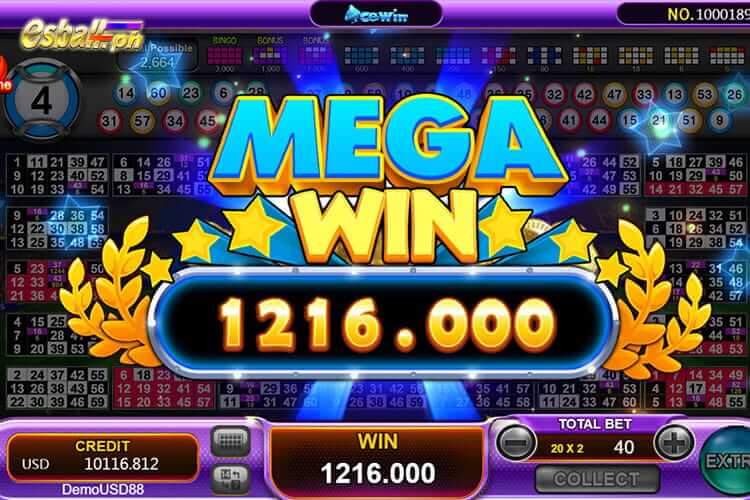 Bet 40 pesos and get Ace Win Soccer Bingo Online Game mega win 1,216 pesos