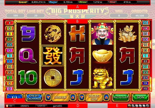 Chinese Big Prosperity Slot Machine Game