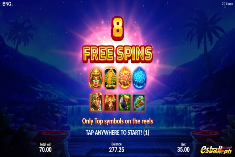 BNG Aztec Fire 2 Slot - Free Spins 2