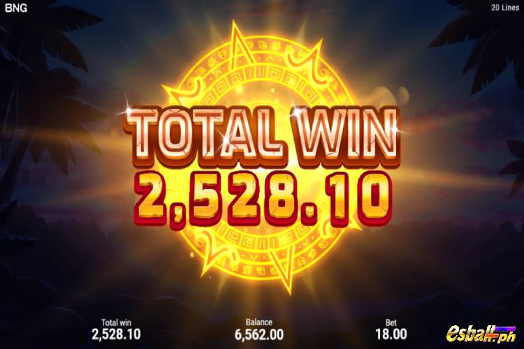 BNG Aztec Fire Slot Big Win
