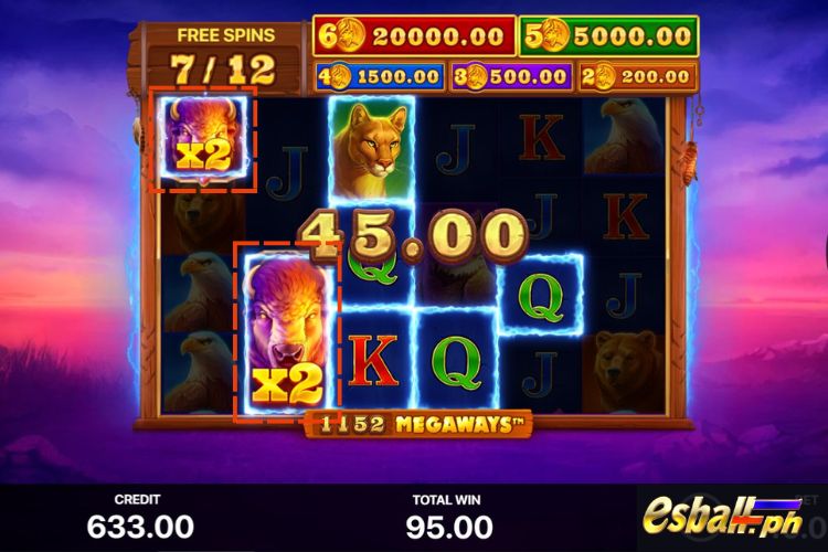 In Free Spins, Buffalo Power Megaways: Multiplier
