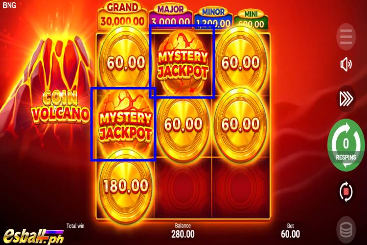 BNG Coin Volcano Slot Game - Mystery Symbol 1