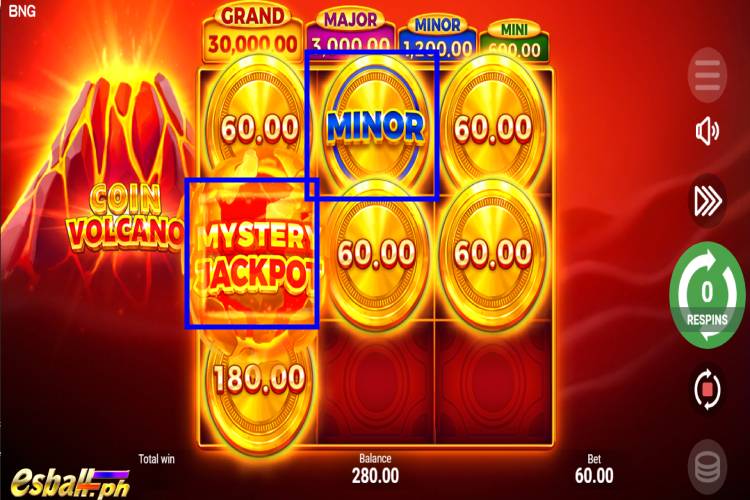 BNG Coin Volcano Slot Game - Mystery Symbol 2