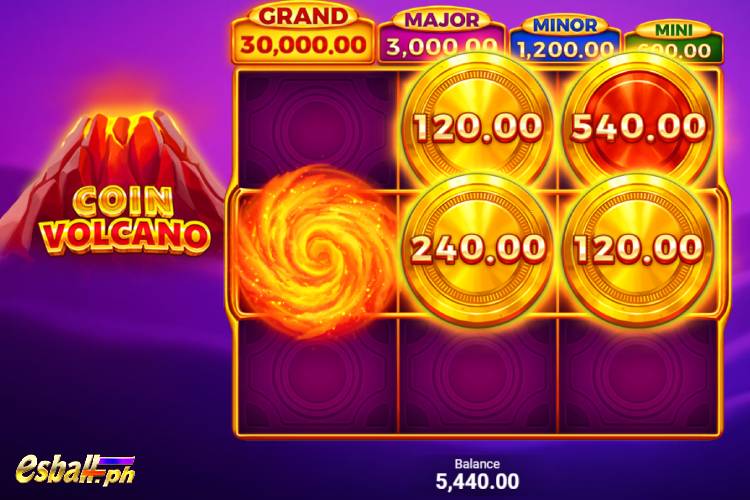 BNG Coin Volcano Slot Game - Coin Collect 1