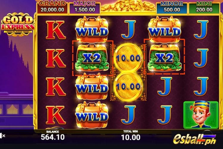 In Free Spins, Gold Express: Multiplier