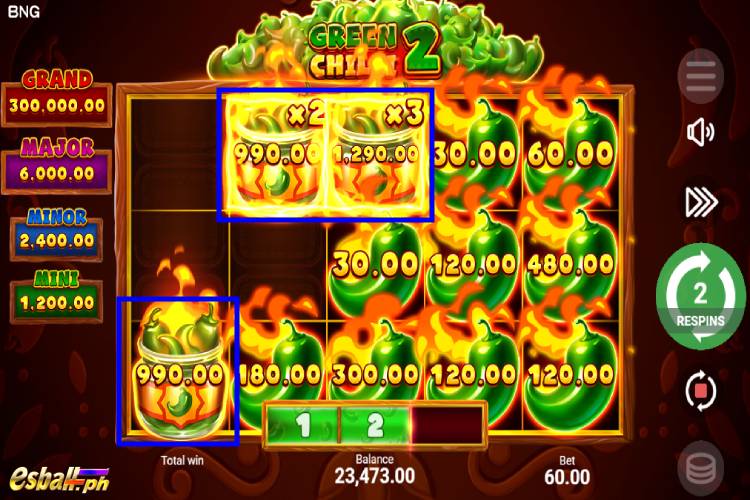 BNG Green Chilli 2 Slot Game Collect Symbol 2