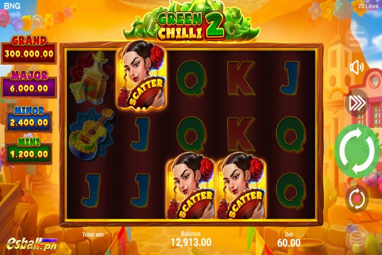 BNG Green Chilli 2 Slot Free Spin Game 1