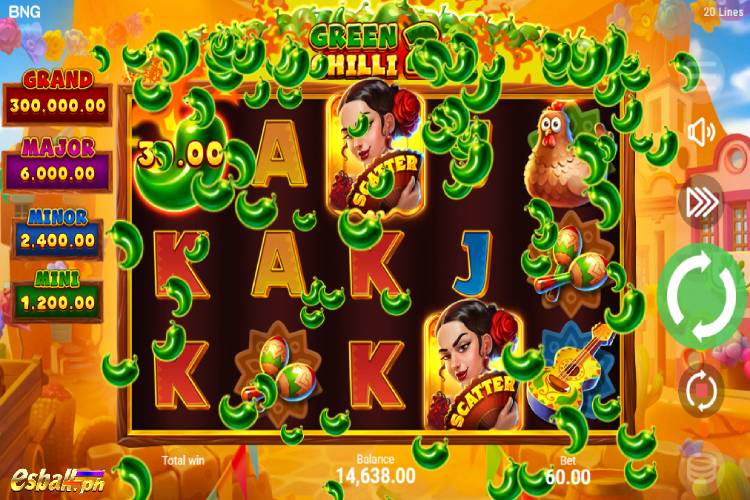 BNG Green Chilli 2 Slot Extra Bonus Game