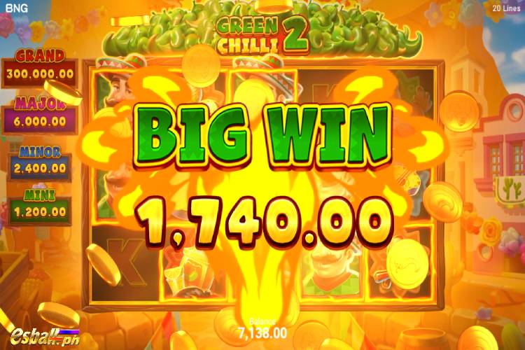 BNG Green Chilli 2 Slot Big Win 1