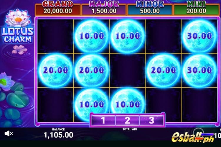 Lotus Charm Hold and Win