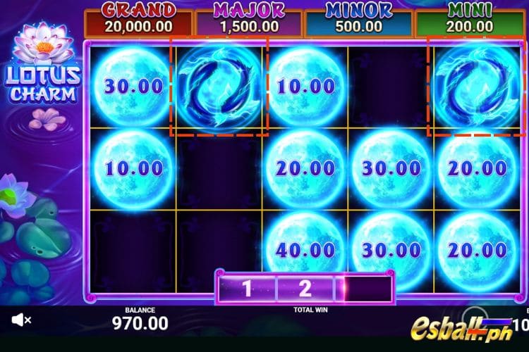 In Hold and Win, Lotus Charm: Mystery Symbol