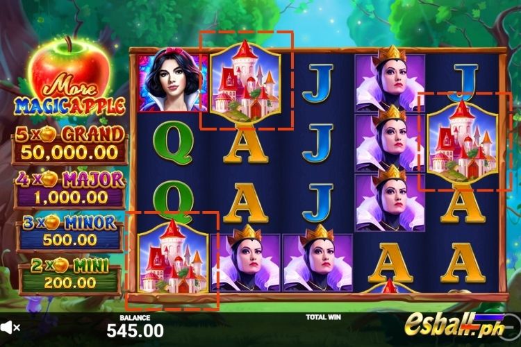 3+ Scatters trigger the Free Spins feature.