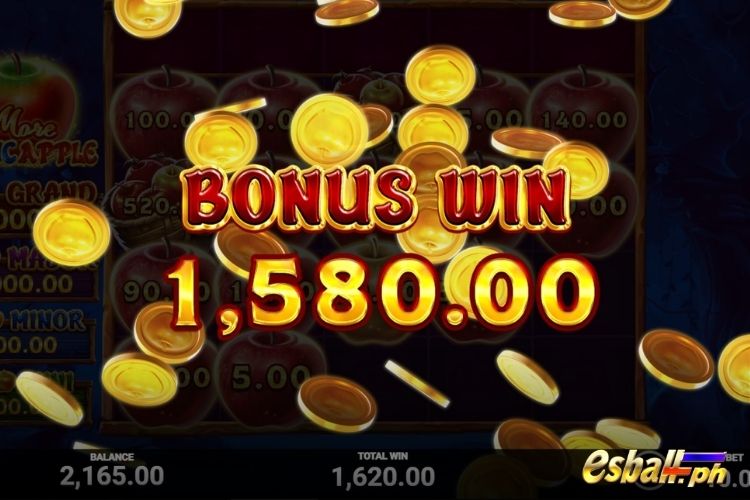 Get 1,580 Pesos in BNG More Magic Apple Hold and Win.