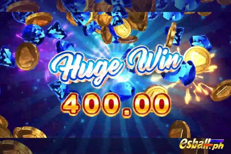 Bet 10 pesos and win 400 pesos on Rio Gems Big Win.