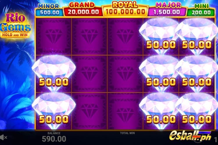 In Hold and Win, Rio Gems: Super Bonus Game