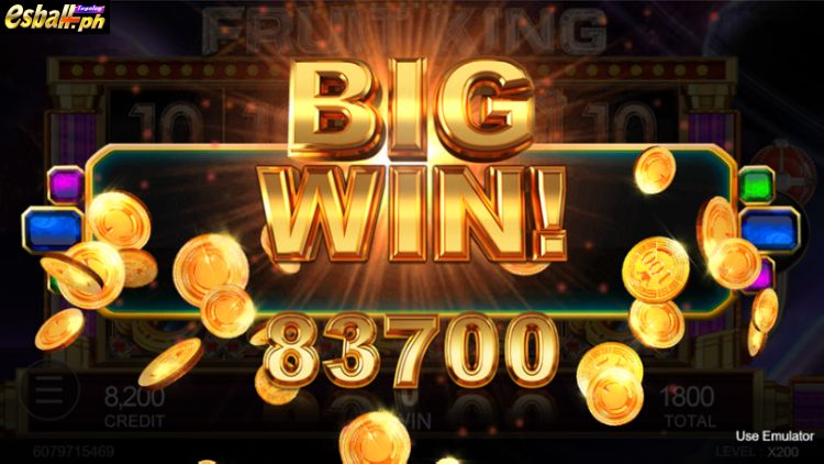 How to Get Fruit King Slot Big Win by CQ9 Slot Free Play Game