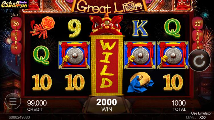 CQ9 Slots Real Money For Great Lion Slots Online Casino Game