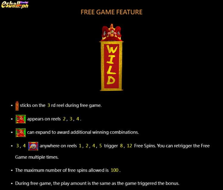 CQ9 Great Lion Slots Free Spins in Free Game
