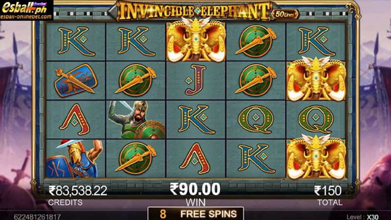 Free Spins Bonus in CQ9 Slot Invincible Elephant Casino Game 6