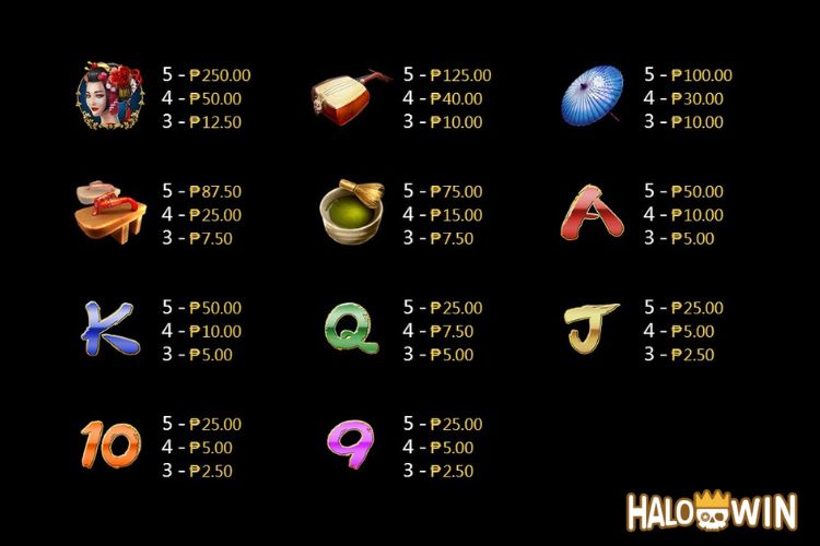 CQ9 Sakura Legend Slot Paytable CQ9 Sakura Legend Slot Paytable