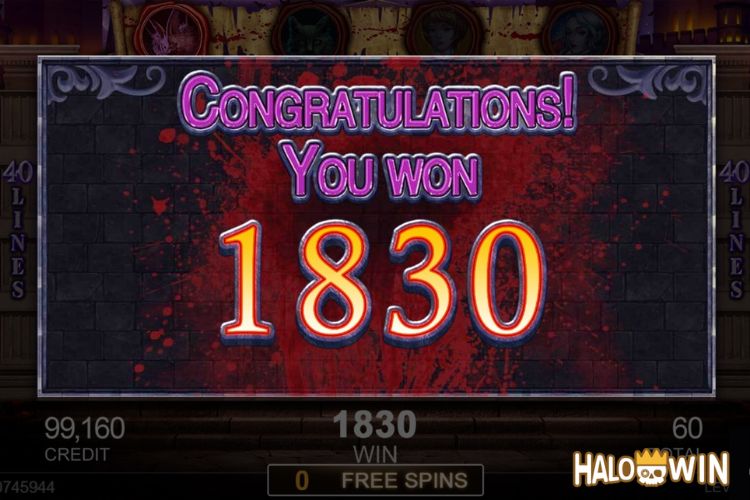 Get 1,830 Pesos in CQ9 Vampire Kiss Free Spins.