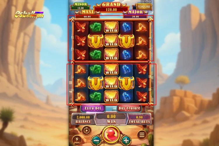 FaChai Buffalo Ways Slot Feature: Expanding Reels