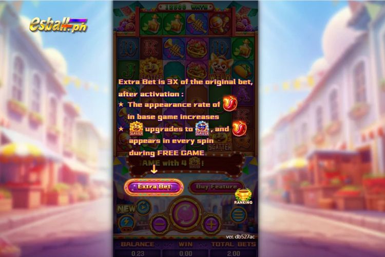 FaChai Chilihuahua Slot Game Special Features: Extra Bet