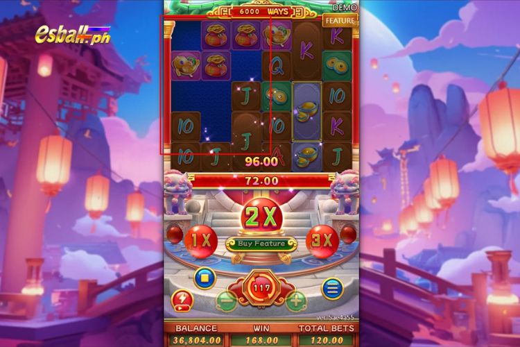 FaChai Chinese New Year Moreways Slot Game Special Features: Cascading