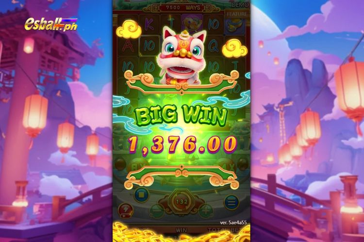 Bet 120 pesos to win Chinese New Year Moreways Big Win of 1,376 pesos!
