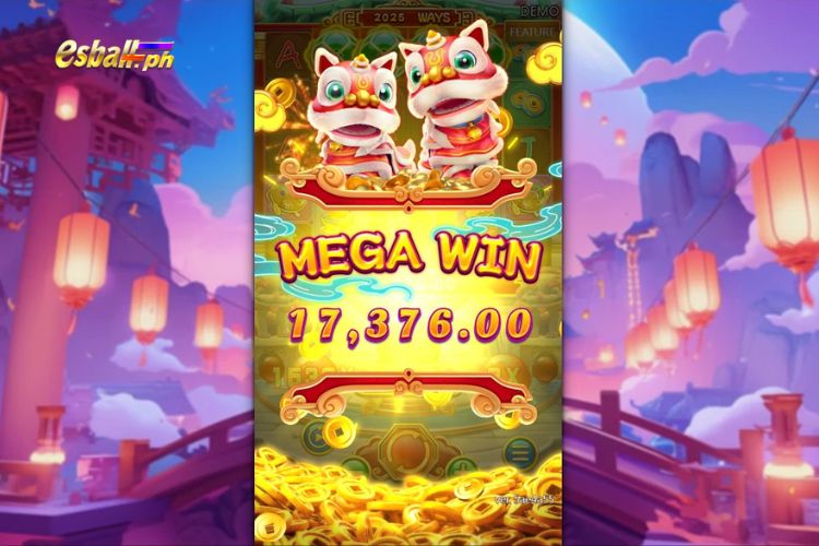 Bet 120 pesos to win Chinese New Year Moreways Mega Win of 17,376 pesos!
