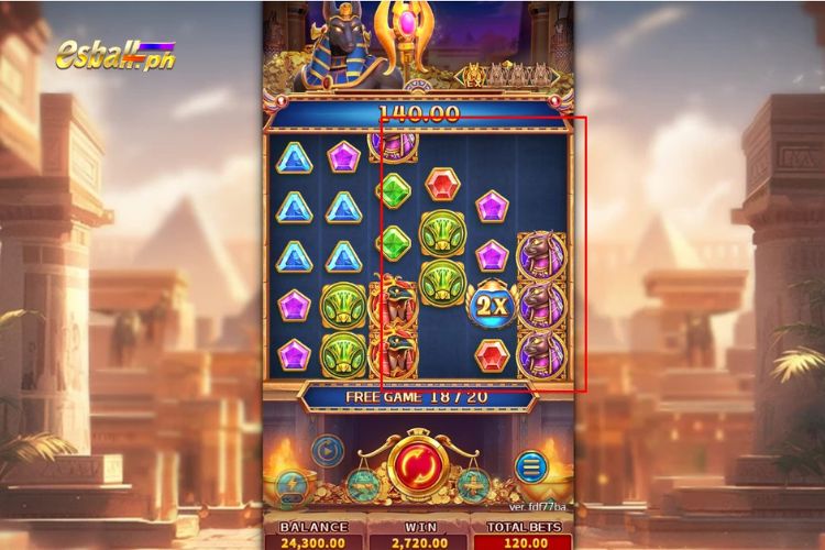 FaChai Egypt Bonanza Slot Game Special Features: Cascading