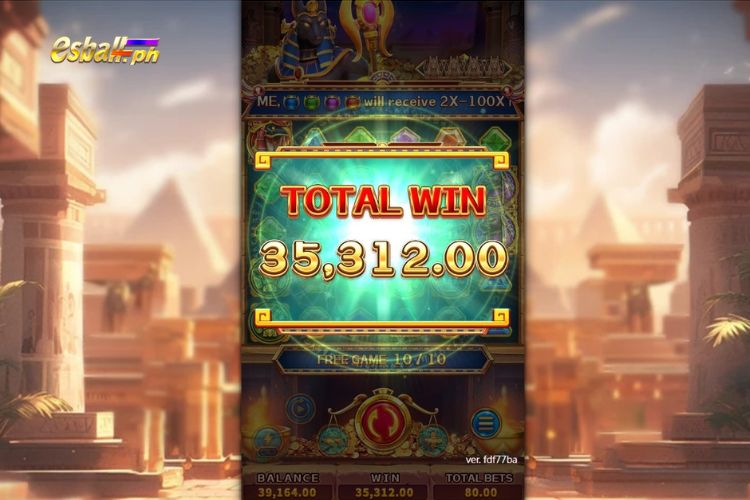 Get 35,312 Pesos in Egypt Bonanza Slot Free Game!