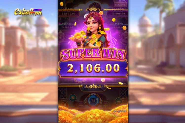 Bet 88 pesos to win Fortune Goddess Slot Super Win of 2,106 pesos!