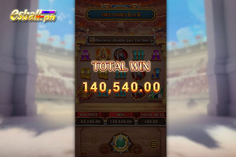 Steps to Get FaChai Glory Of Rome Slot Free Game - WIN 140,540