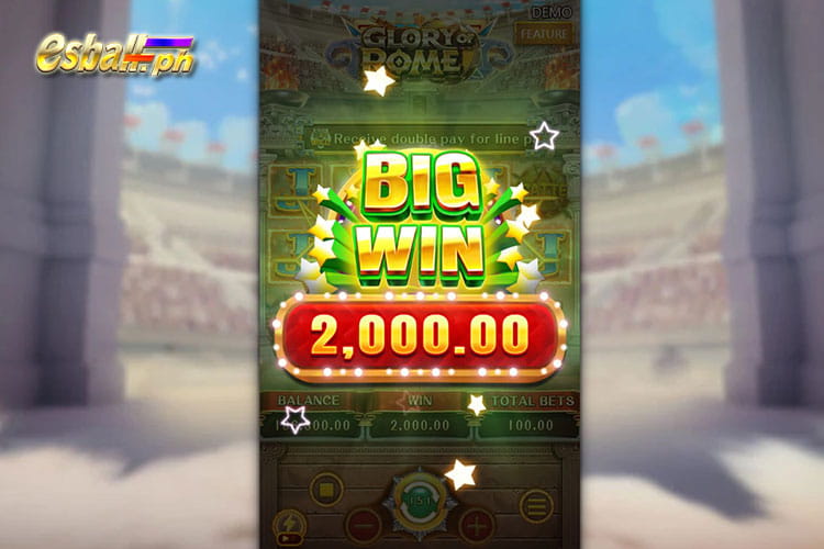10 Best FA Chai Slot Game 2024: 7. Glory of Rome Slot Game