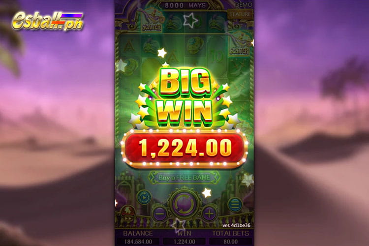 Big Win ₱1,224 at FC Golden Genie Slot!