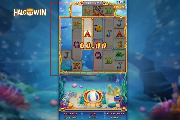 Grand Blue FaChai Slot Feature: Cascading Reels